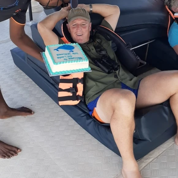 Mr. Iolo Williams with Mirissa Water Sports