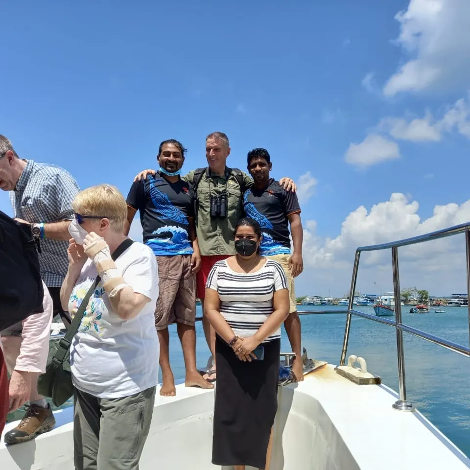 Mr. Iolo Williams with Mirissa Water Sports